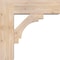 Ekena Millwork Merced Block Smooth Bracket w/ Offset Brace, Douglas Fir, 7 1/2"W x 24"D x 24"H BKT0806X24X24MRC05SDF - alternate 3